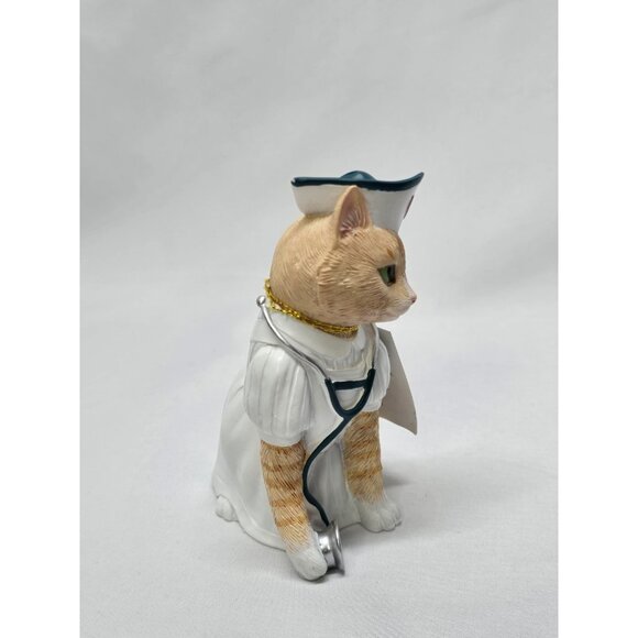 Hamilton Tender Purring Care NURSE Collection Nurses Are Su-purr Heroes Figurine - Picture 2 of 10